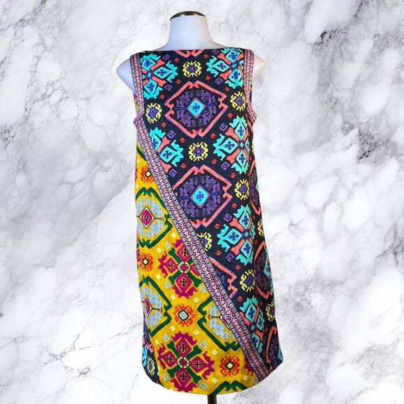 RACHEL Rachel Roy Embroidered Print Dress - Picture 1 of 12